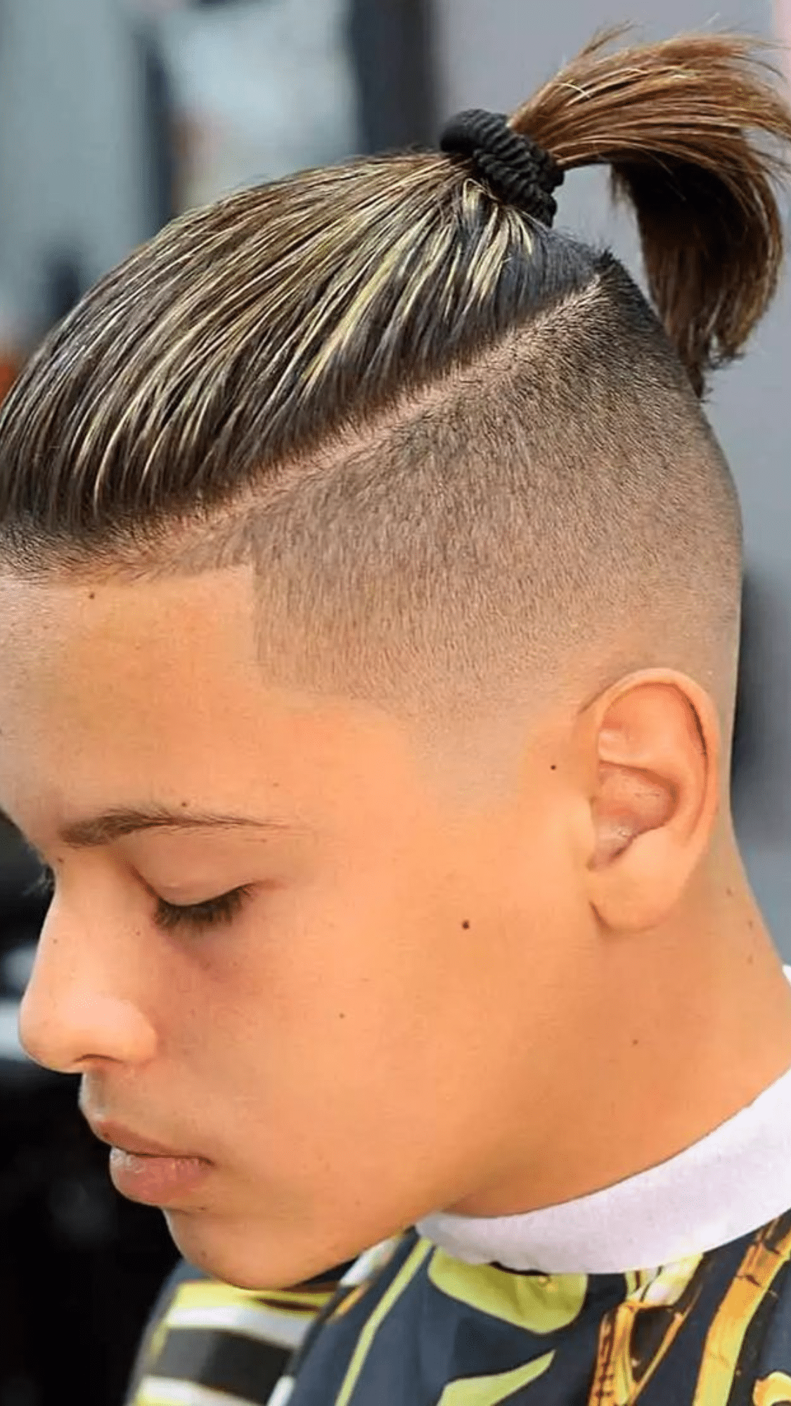 long top skin fade