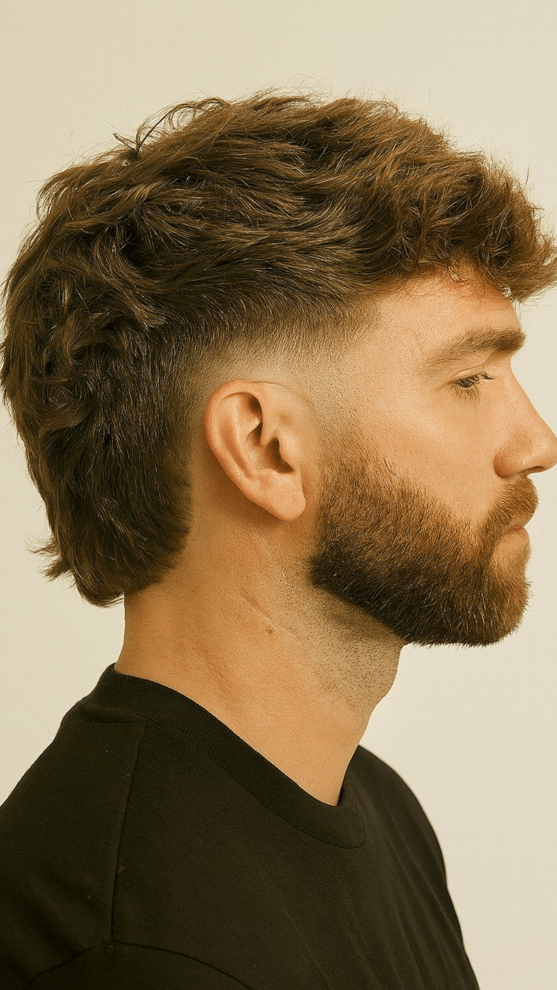 low mullet fade