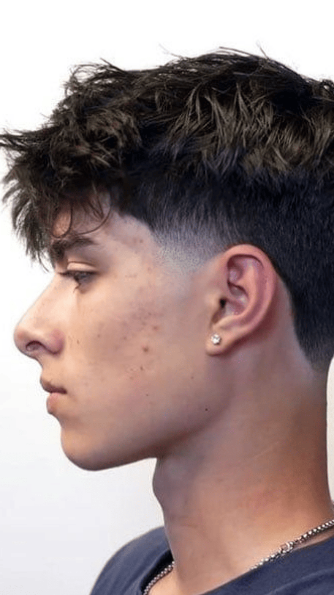 low taper fade soft fringe