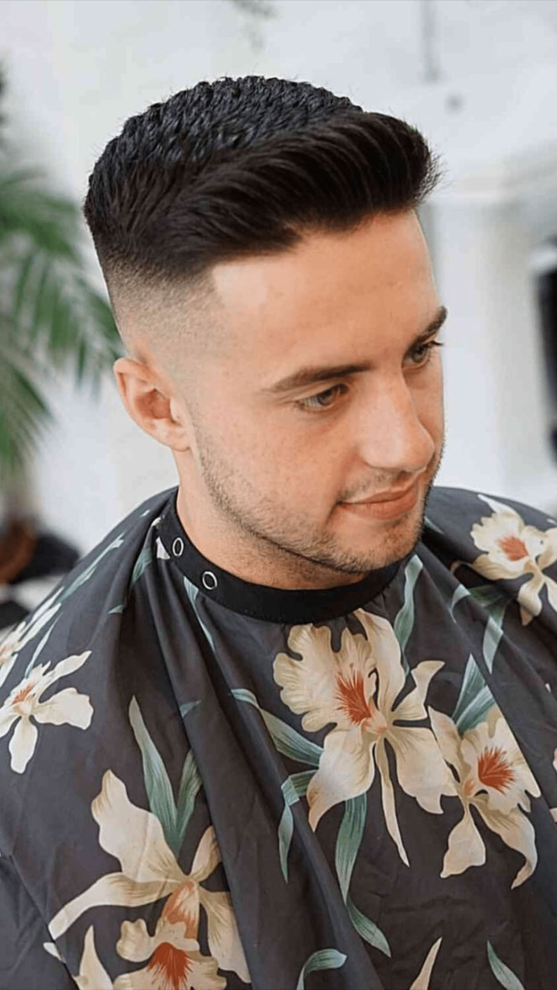 quiff skin fade