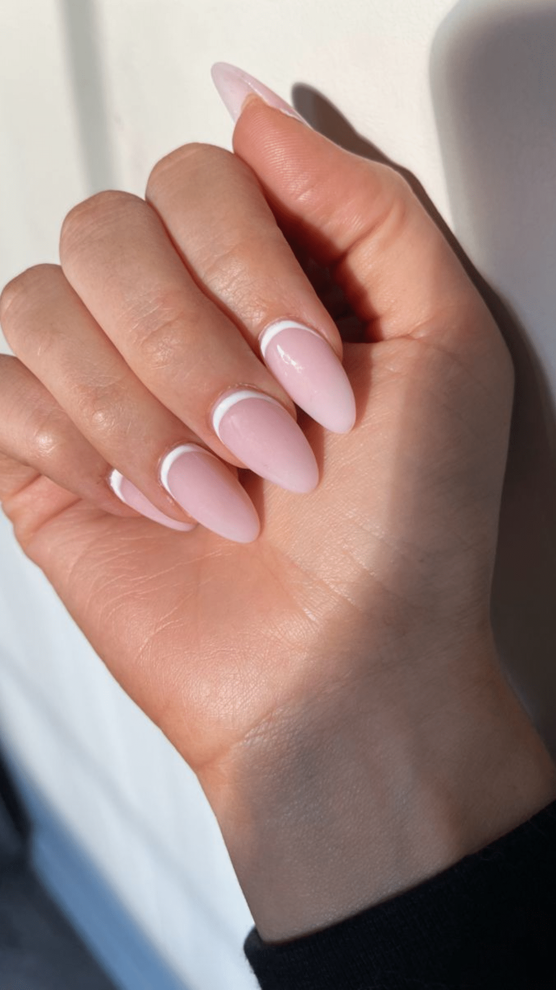 reverse american manicure