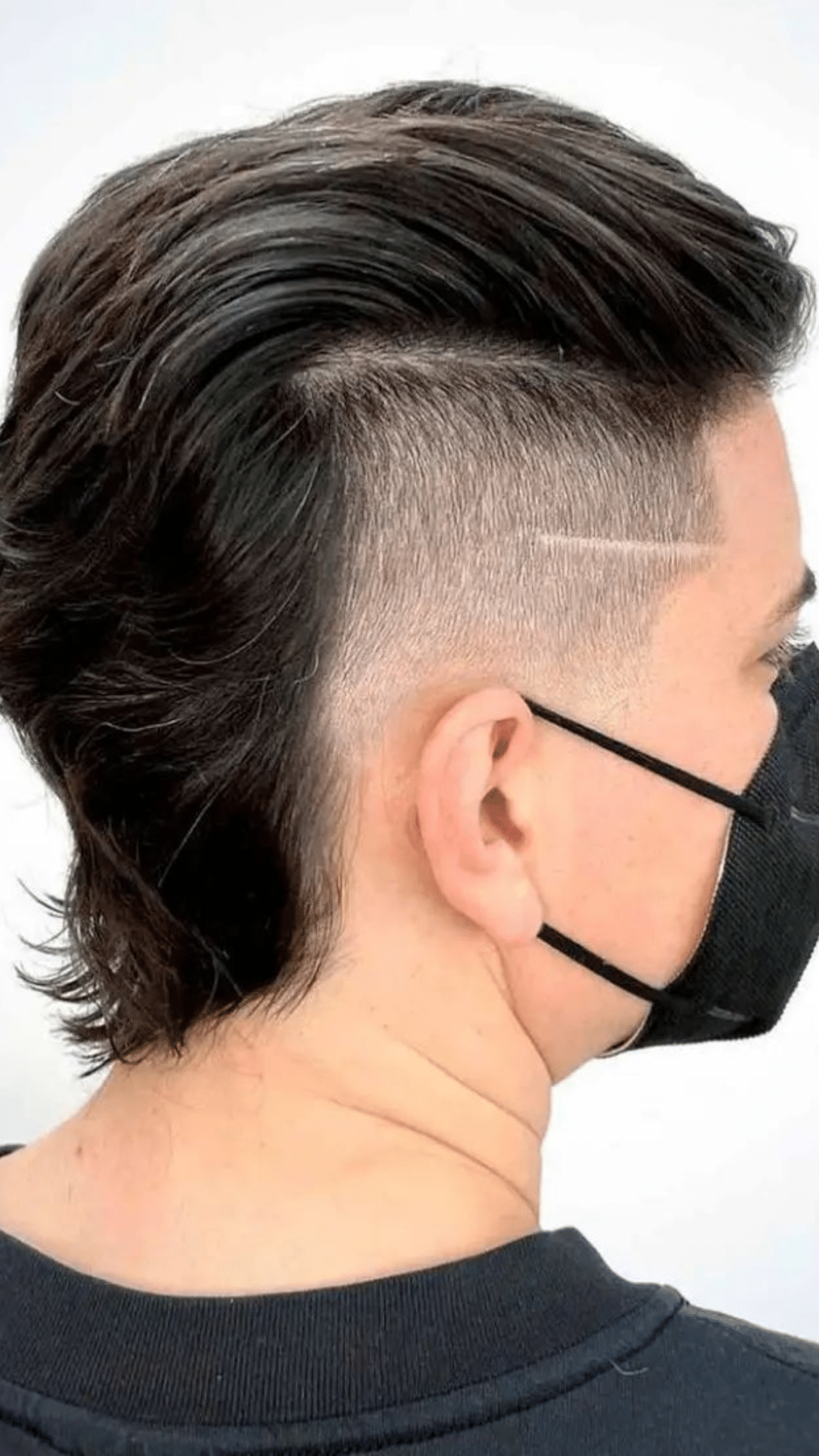 undercut mullet fade