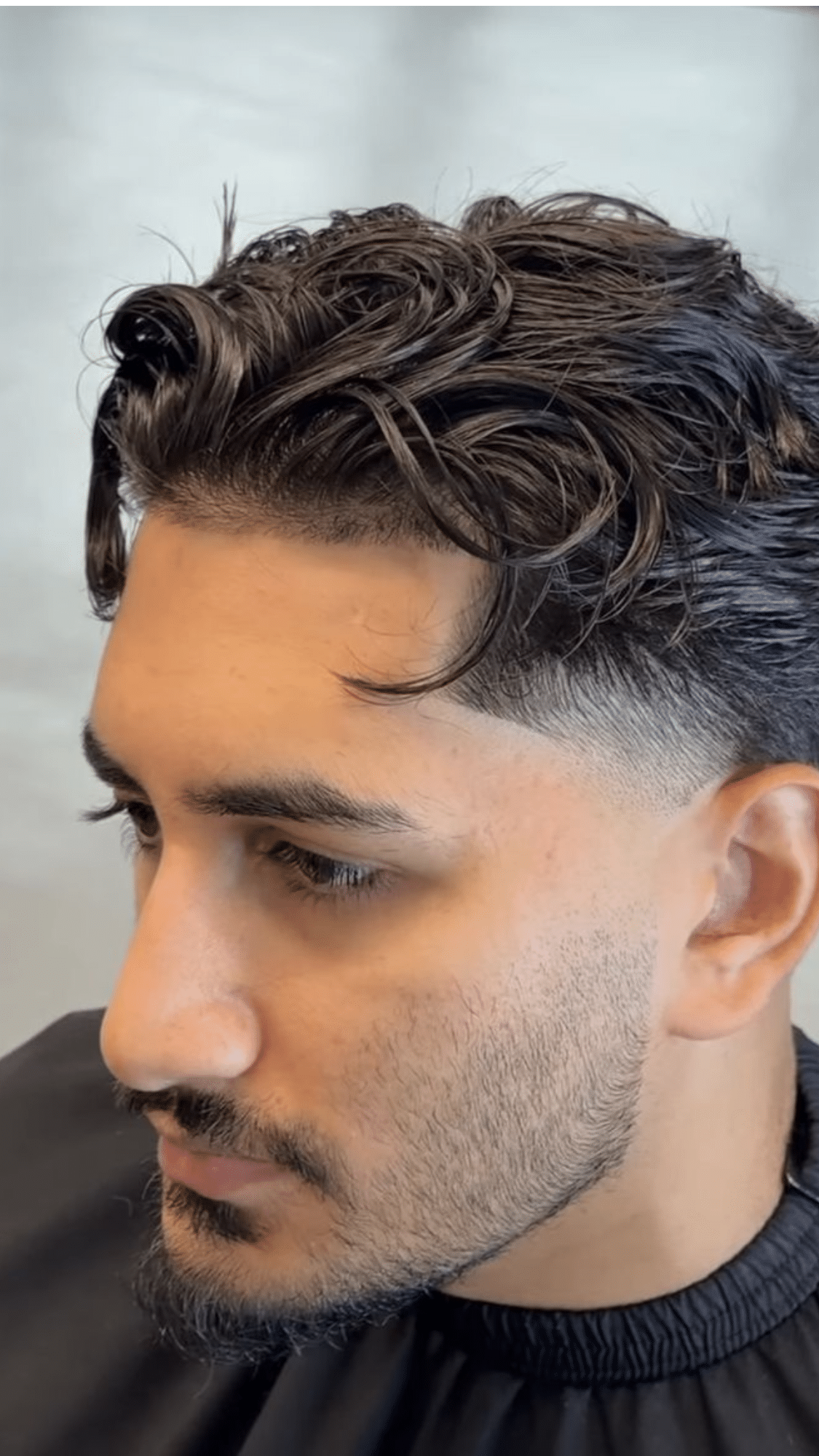 wavy skin fade