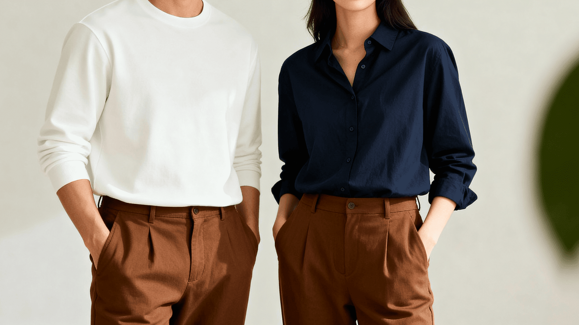 what goes with brown pants