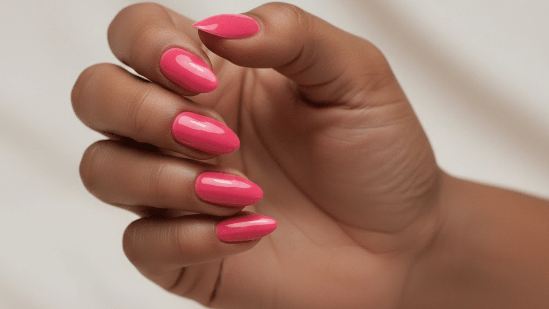 pink amore shine valentines nail