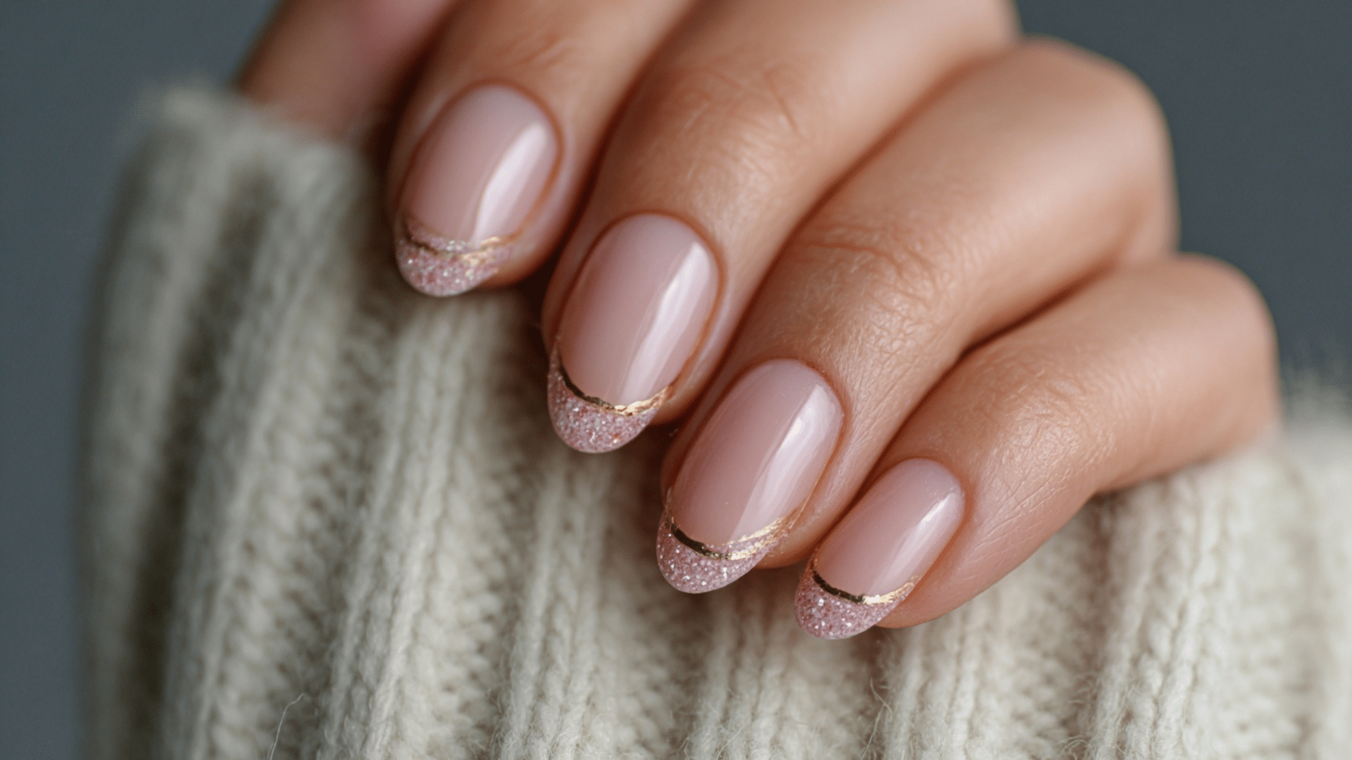 pink valentines day nails