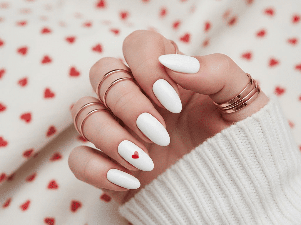 valentines day nail art