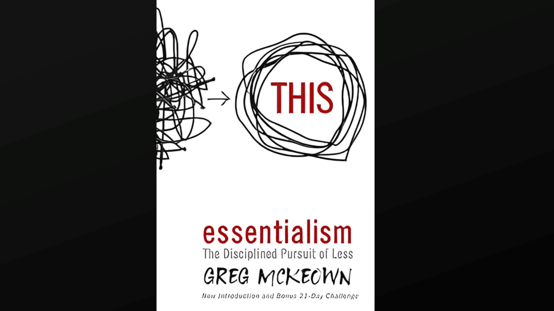 Essentialism book cover by Greg McKeown explains how to organize your life by choosing less over a mess of many options