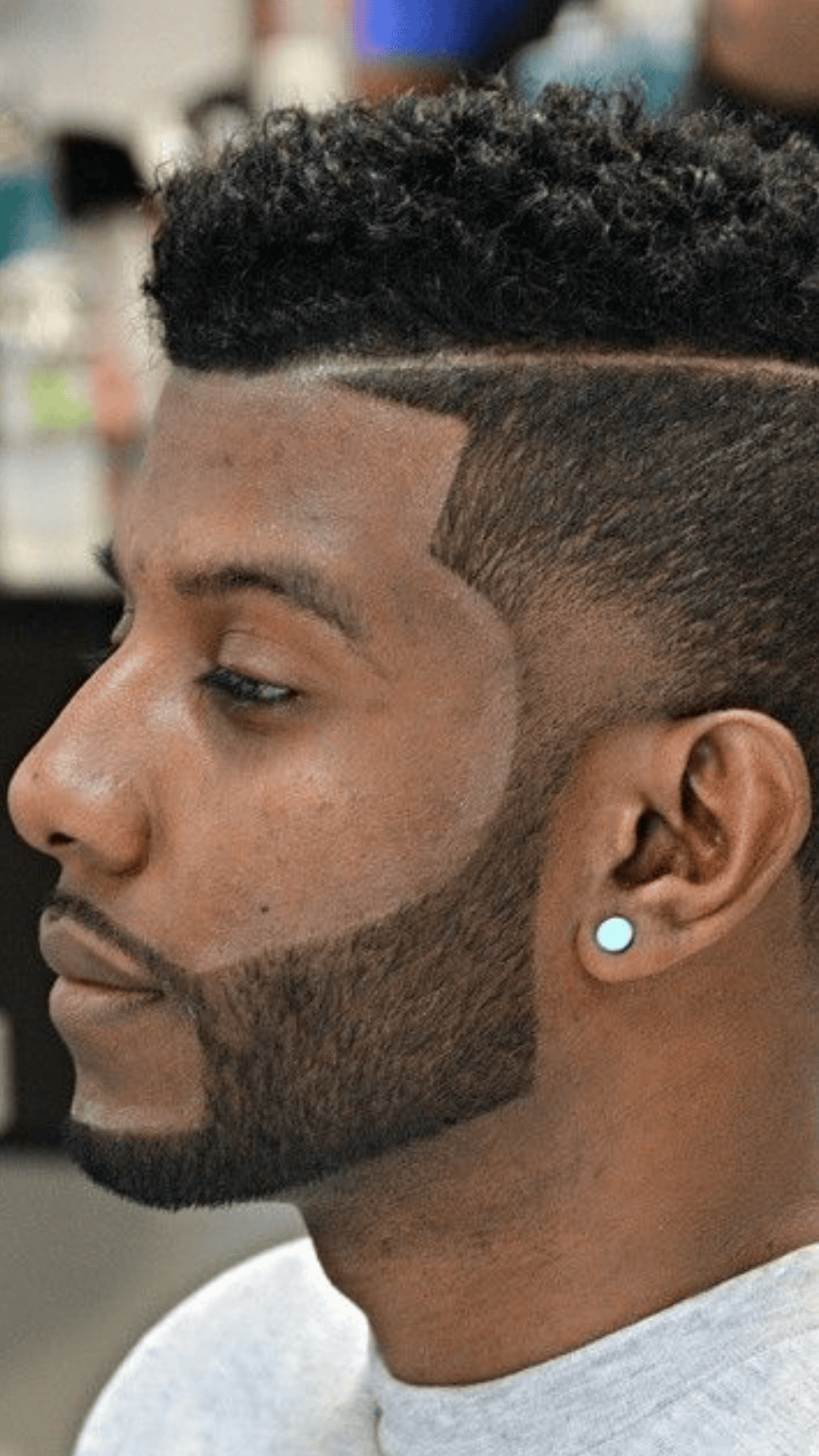 low fade with line up