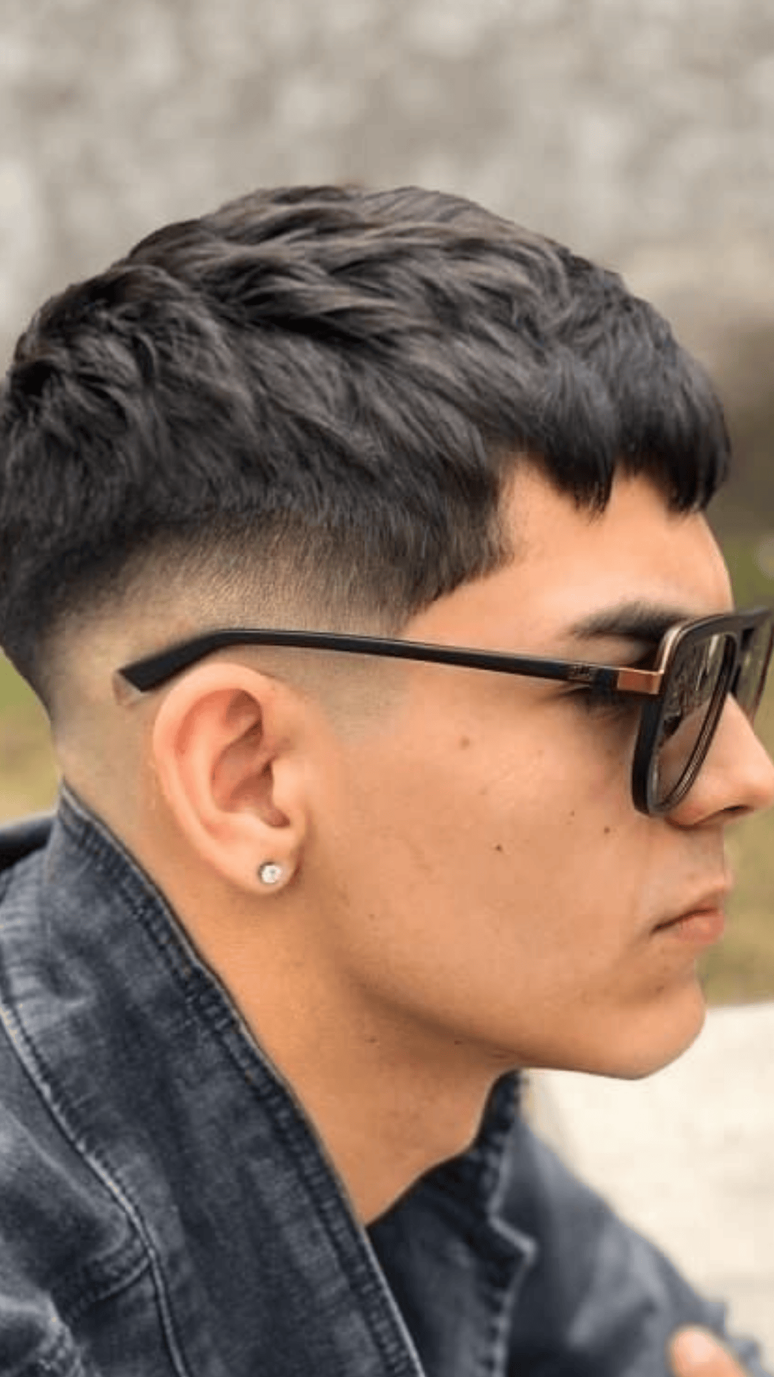 low fade with short crop