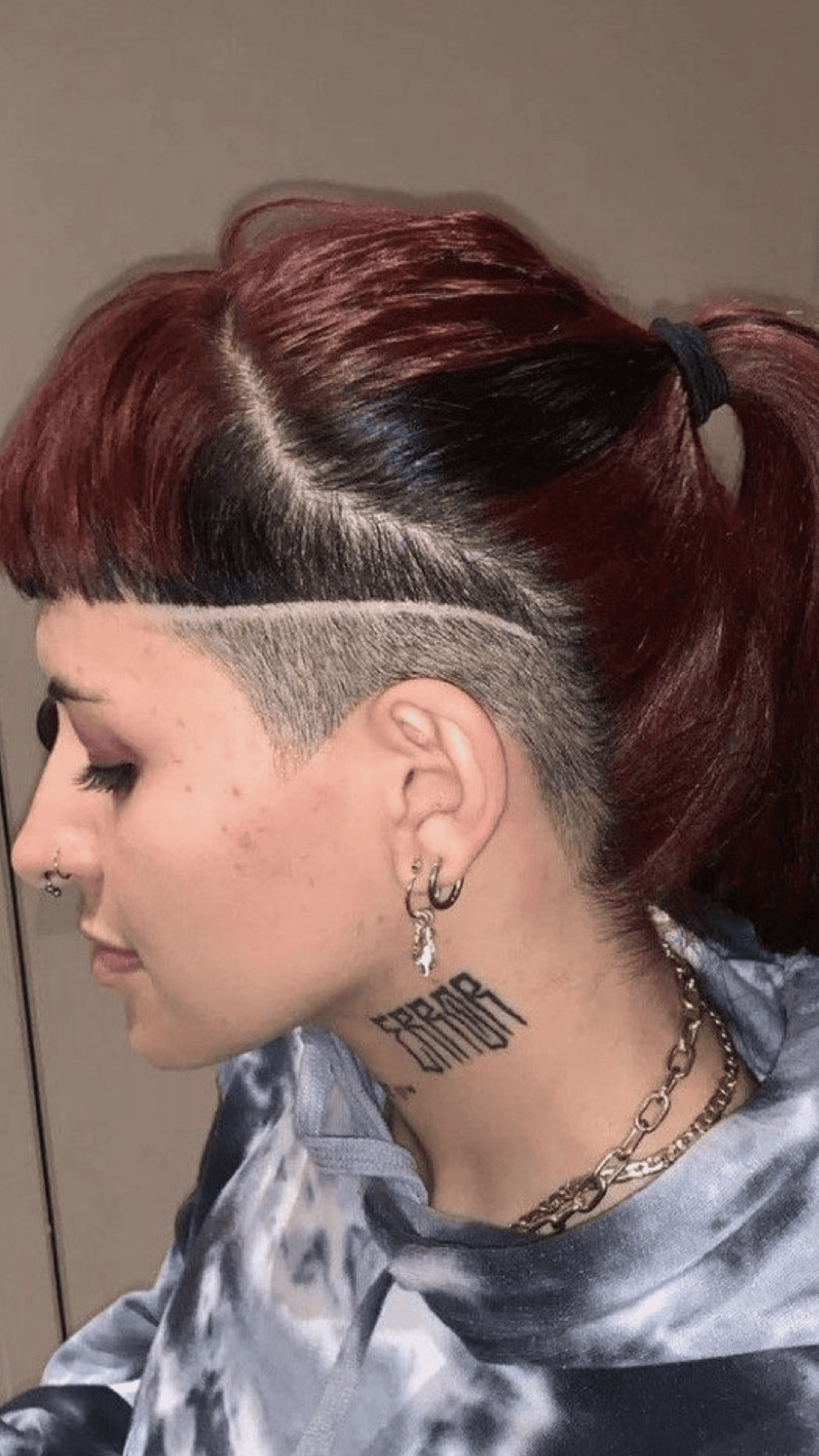 shaved sides with long top