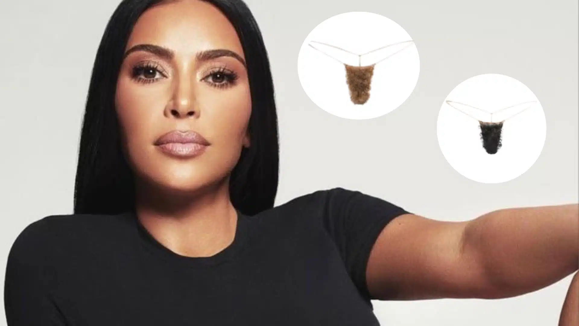 Kim Kardashian Bush SKIMS Viral Underwear Campaign Design