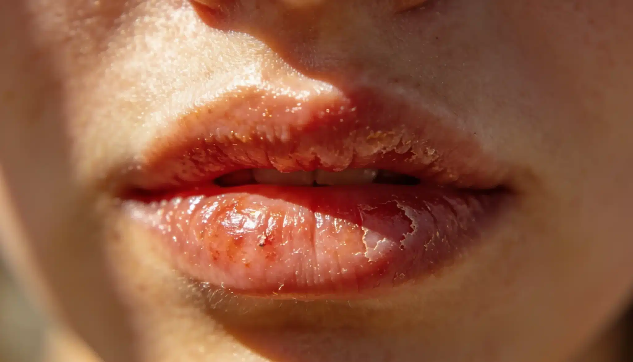 sunburned-lips