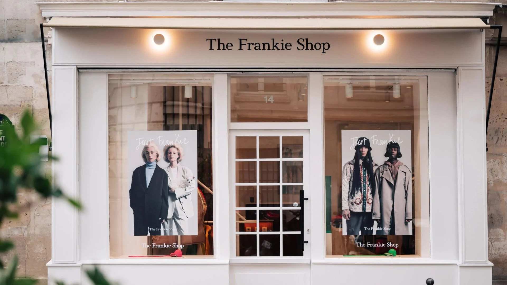 Exterior view of The Frankie Shop, showcasing its modern storefront and stylish window displays.